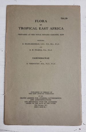 Flora of Tropical East Africa: Cabombaceae