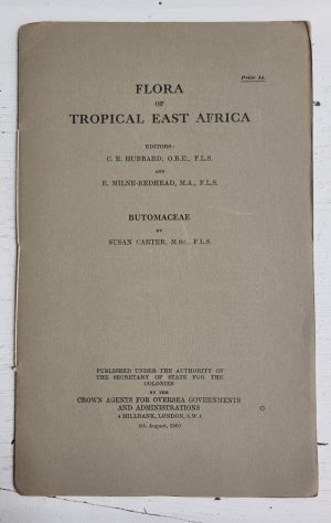 Flora of Tropical East Africa: Butomaceae
