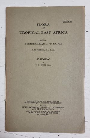 Flora of Tropical East Africa: Cactaceae