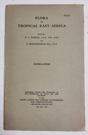 Flora of Tropical East Africa: Canellaceae