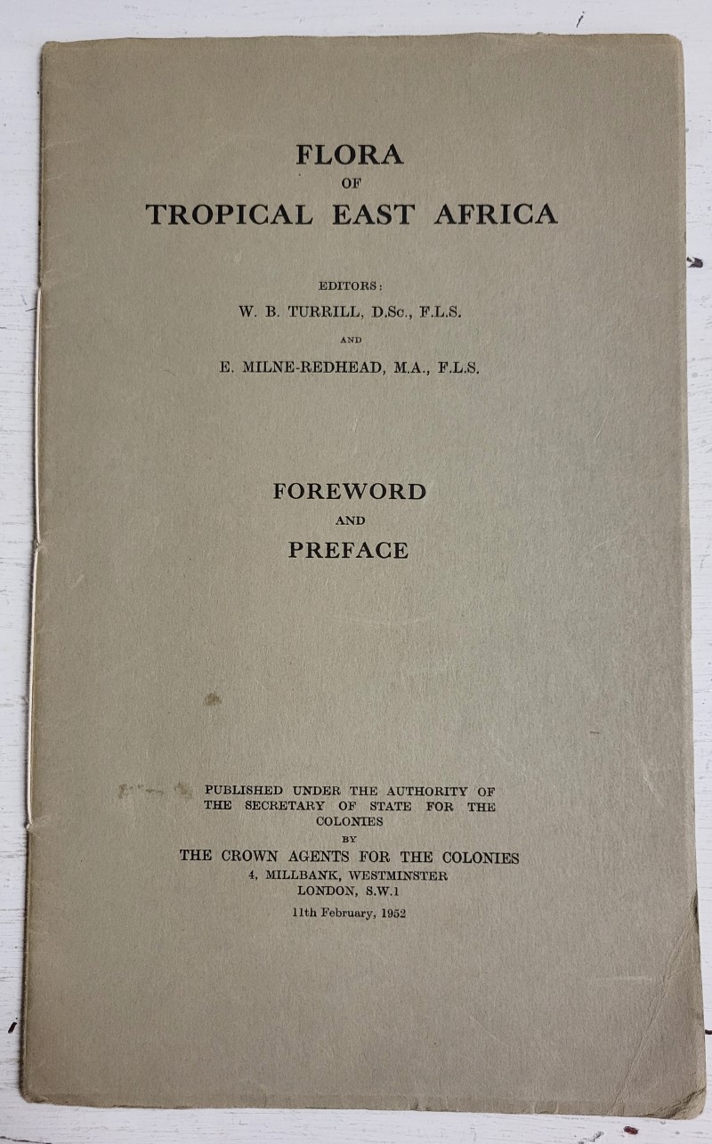 Flora of Tropical East Africa: Foreword and Preface
