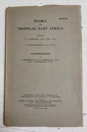 Flora of Tropical East Africa: Capparidaceae