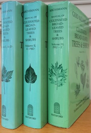 Manual of Cultivated Broad-Leaved Trees & Shrubs (3 Vol. set)