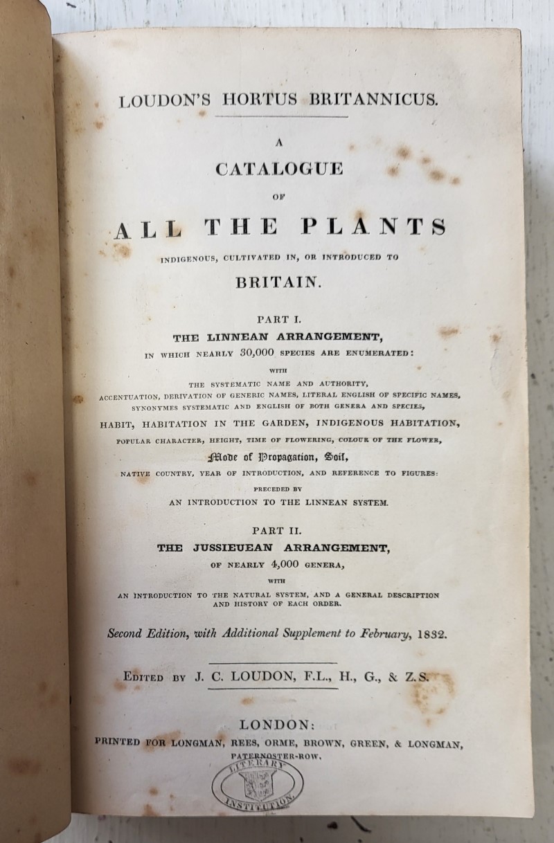 Loudon's Hortus Britannicus: A Catalogue of all the plants - Image 2