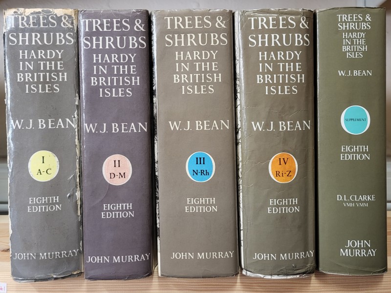 Trees and Shrubs Hardy in the British Isles, 8th edition, 5 volume set