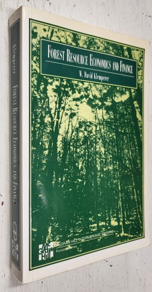 Forest Resource Economics and Finance